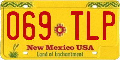 NM license plate 069TLP