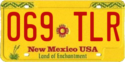 NM license plate 069TLR