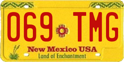 NM license plate 069TMG