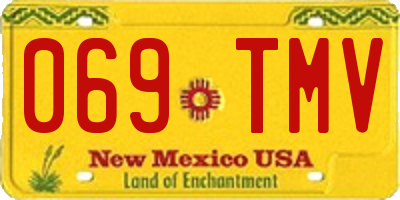 NM license plate 069TMV