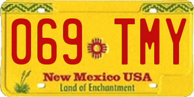 NM license plate 069TMY