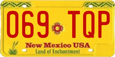 NM license plate 069TQP
