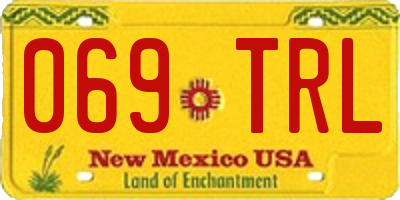 NM license plate 069TRL