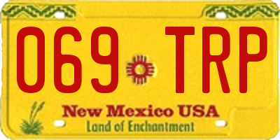 NM license plate 069TRP