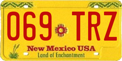 NM license plate 069TRZ