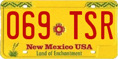NM license plate 069TSR