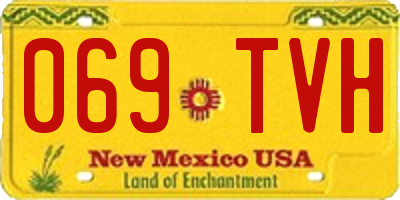 NM license plate 069TVH
