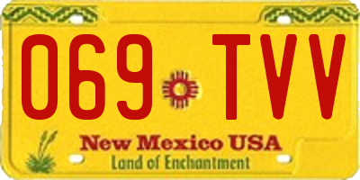 NM license plate 069TVV