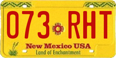 NM license plate 073RHT