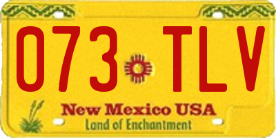 NM license plate 073TLV