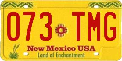 NM license plate 073TMG