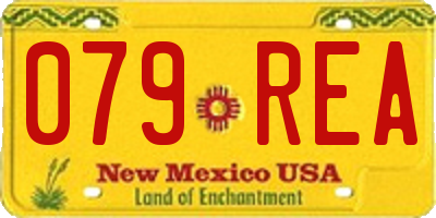 NM license plate 079REA