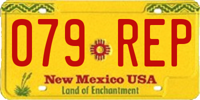 NM license plate 079REP