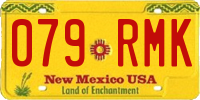 NM license plate 079RMK
