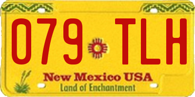 NM license plate 079TLH