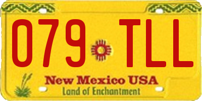 NM license plate 079TLL