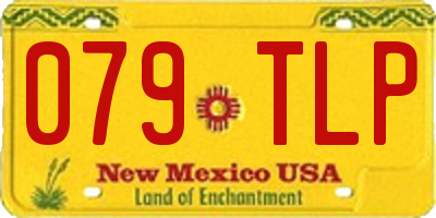 NM license plate 079TLP