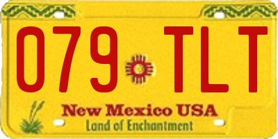 NM license plate 079TLT