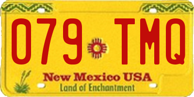 NM license plate 079TMQ