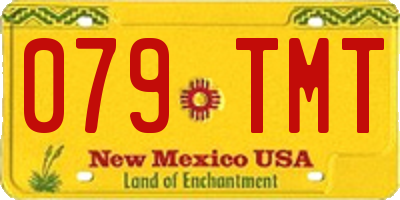 NM license plate 079TMT