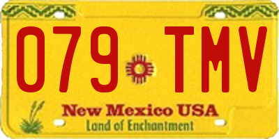 NM license plate 079TMV