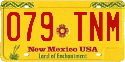 NM license plate 079TNM
