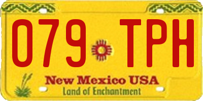 NM license plate 079TPH