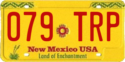 NM license plate 079TRP