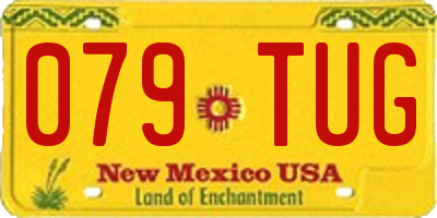 NM license plate 079TUG