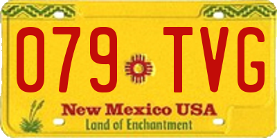 NM license plate 079TVG