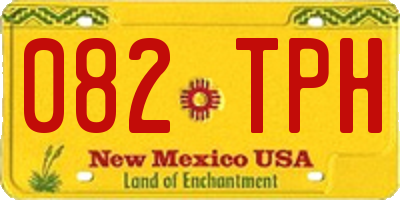 NM license plate 082TPH