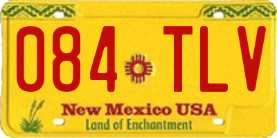 NM license plate 084TLV