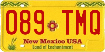 NM license plate 089TMQ