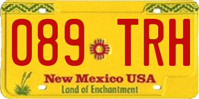 NM license plate 089TRH