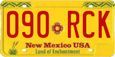 NM license plate 090RCK