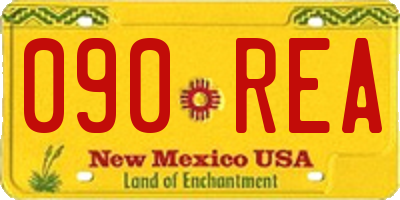 NM license plate 090REA