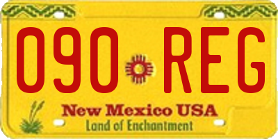 NM license plate 090REG
