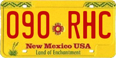 NM license plate 090RHC