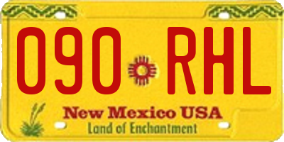 NM license plate 090RHL