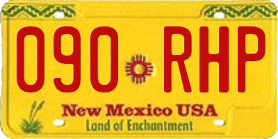NM license plate 090RHP
