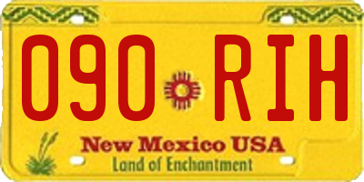 NM license plate 090RIH
