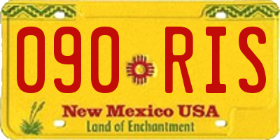 NM license plate 090RIS