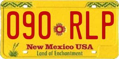 NM license plate 090RLP