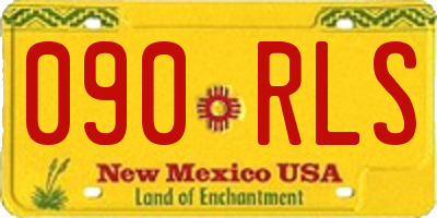 NM license plate 090RLS