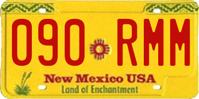 NM license plate 090RMM