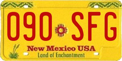 NM license plate 090SFG