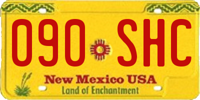 NM license plate 090SHC
