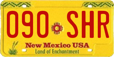 NM license plate 090SHR