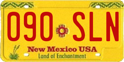 NM license plate 090SLN