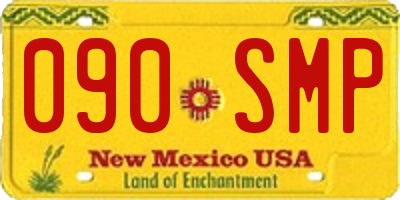 NM license plate 090SMP